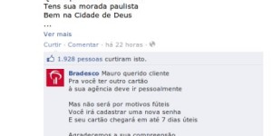 Comunicação entre banco e cliente através de poema? Parece que sim.