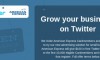 Em breve pequenas empresas (americanas) poderão investir em publicidade no Twitter também.