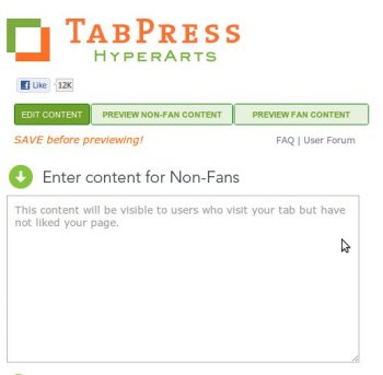 tabpress huperarts app 7 aplicativos de abas para fan page do 
Facebook