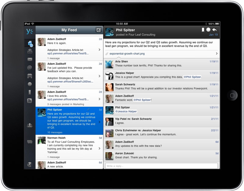 yammer-para-ipad