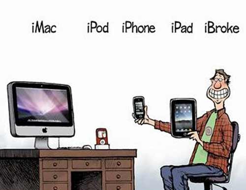 iMac, iPod, iPhone, iPad e depois? iBroke!