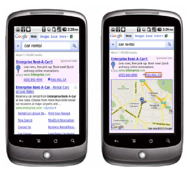 Smartphone e Geolocalização Smartphone com Geolocalização