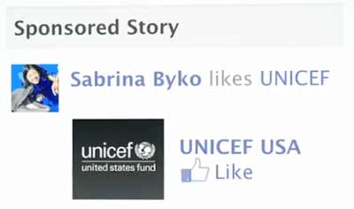 Curtir Patrocinado a partir do sistema de "Sponsored Stories" Curtir Patrocinado a partir do sistema de "Sponsored Stories"